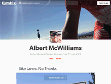 Tablet Screenshot of albertmcwilliams.com